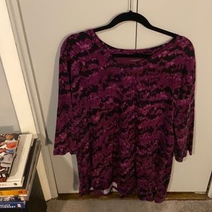 2X super cute cotton top. 3/4 sleeve.